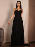 A-Line Sweetheart Chiffon Sleeveless Ruffled Dress - Chloe Dress