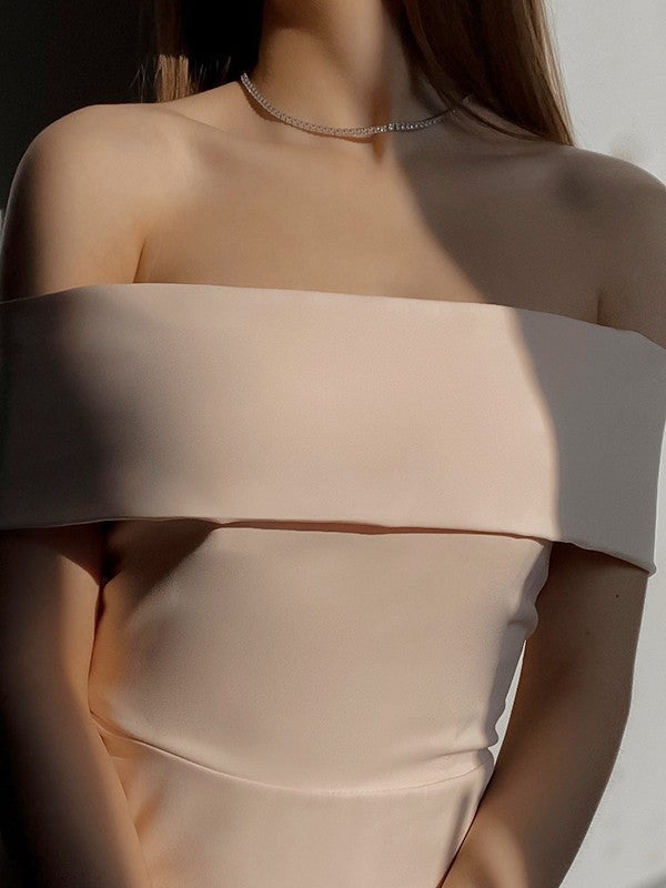 Sheath Crepe Sleeveless Mini Dress - Chloe Dress