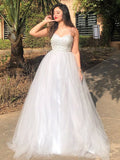 A-Line Spaghetti Strap Tulle Sleeveless Train Dress - Chloe Dress