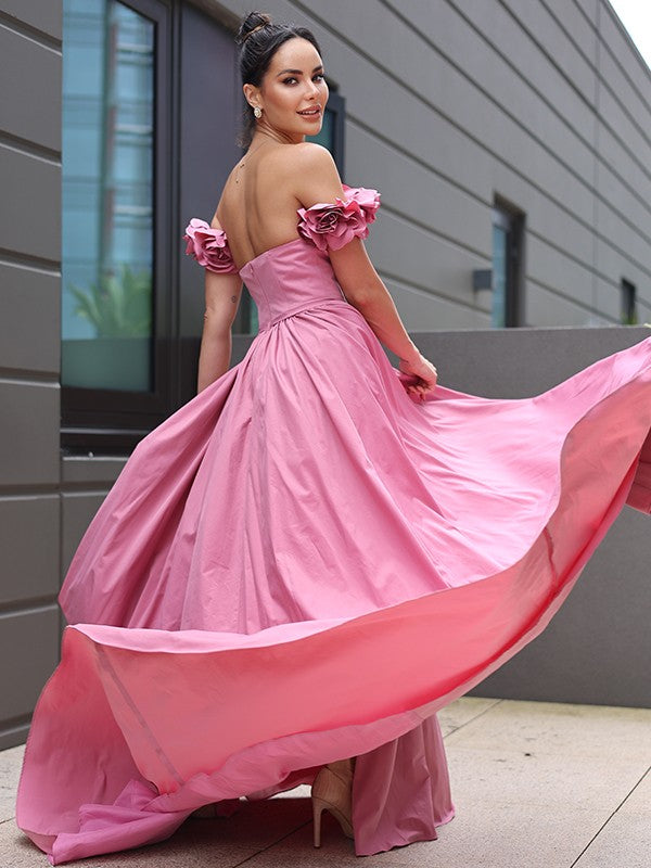 A-Line Sweetheart Sleeveless Train Dress - Chloe Dress