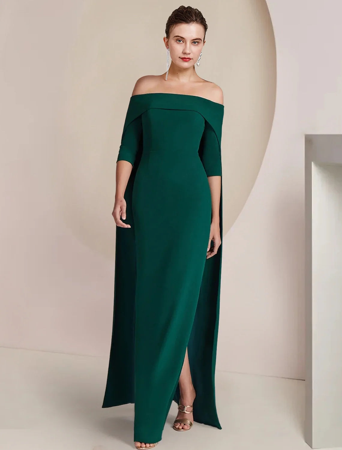 Sheath Strapless Floor-Length Wedding Dress - Chloe Dress