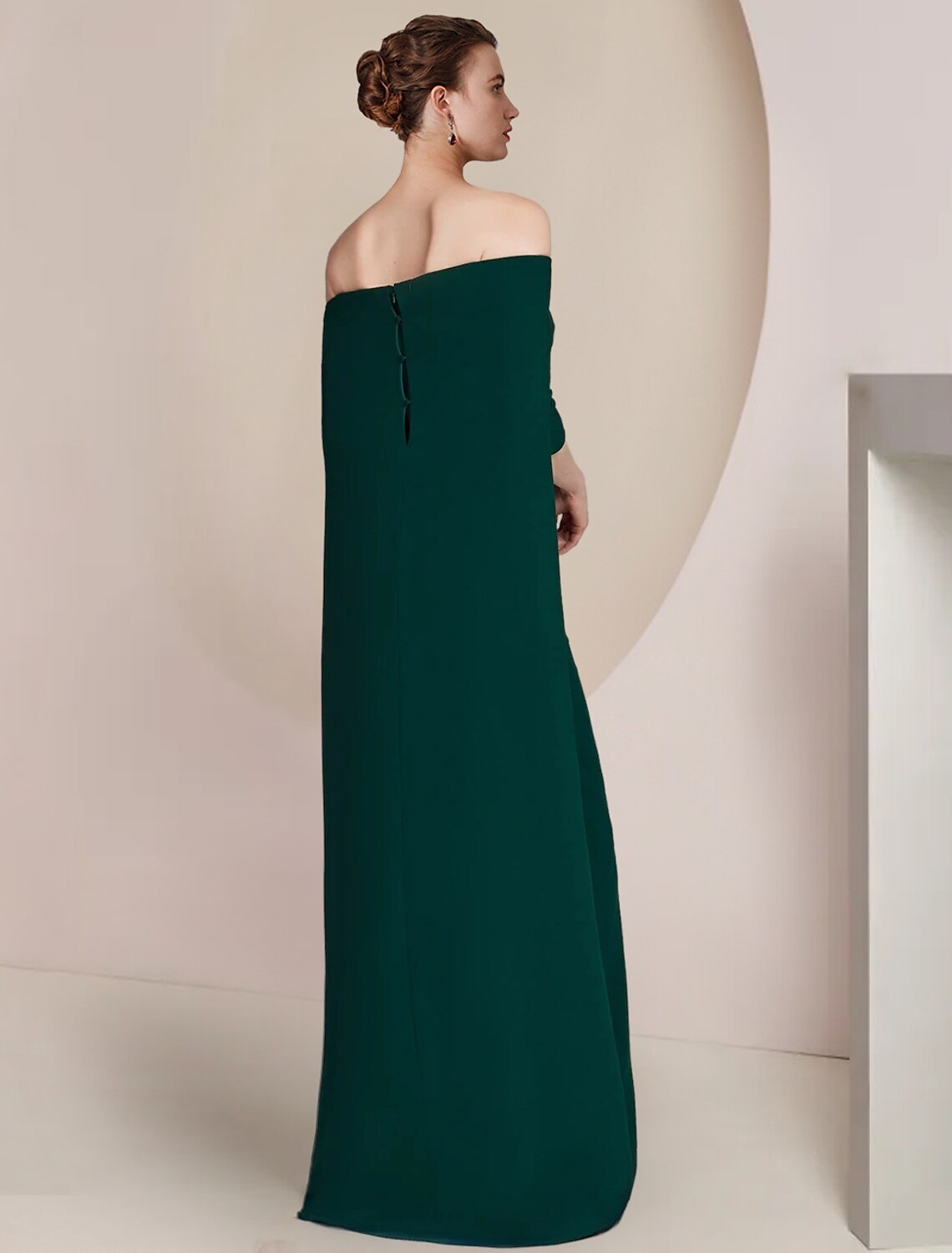 Sheath Strapless Floor-Length Wedding Dress - Chloe Dress