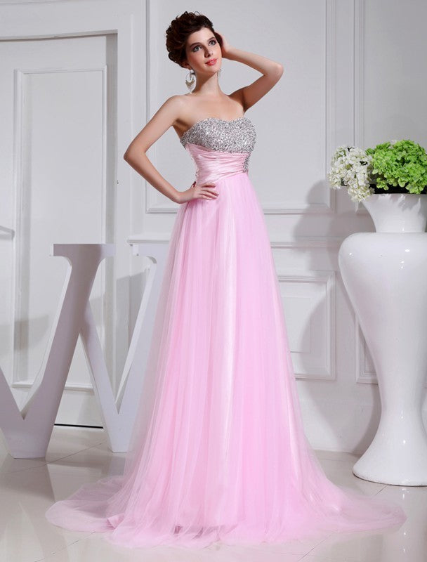 A-Line Satin Sleeveless Dress - Chloe Dress