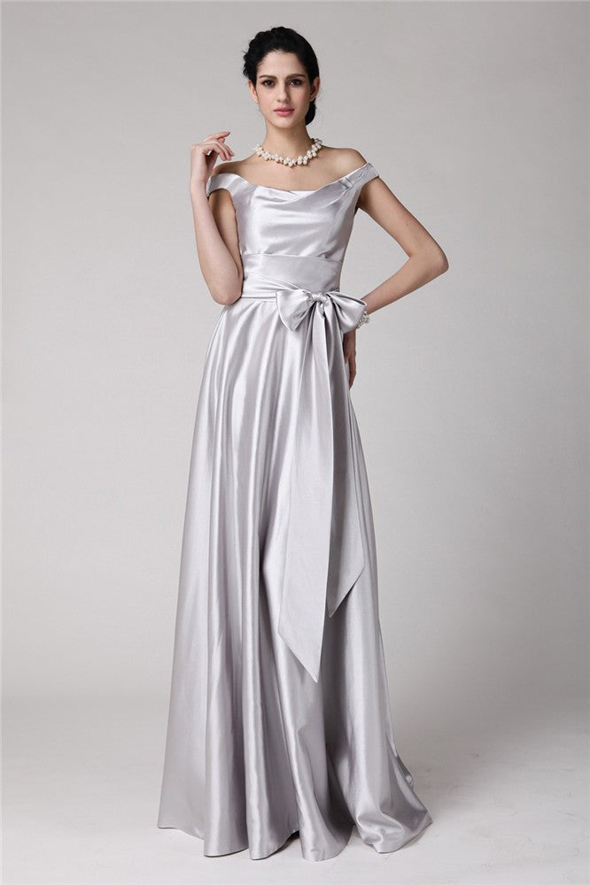 Sheath Satin Sleeveless Dress - Chloe Dress