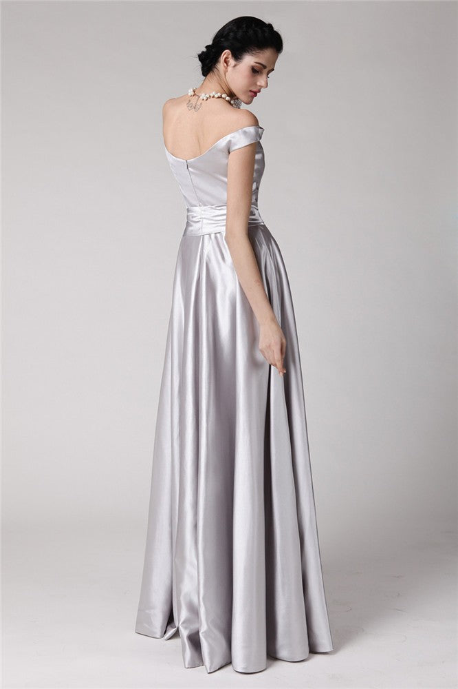 Sheath Satin Sleeveless Dress - Chloe Dress