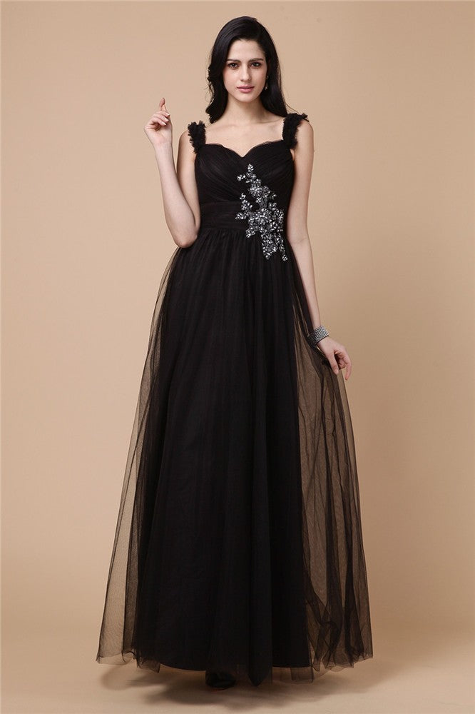 A-Line Sleeveless Applique Dress - Chloe Dress