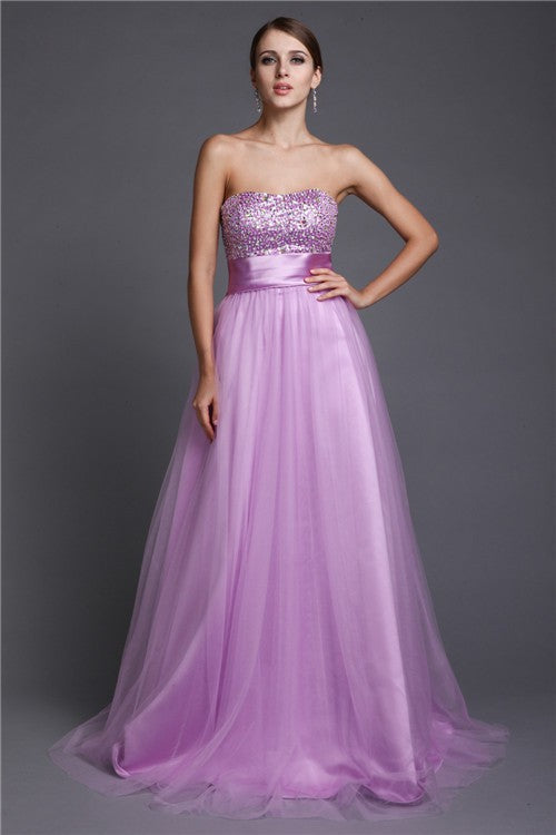 A-Line Strapless Sleeveless Dress - Chloe Dress
