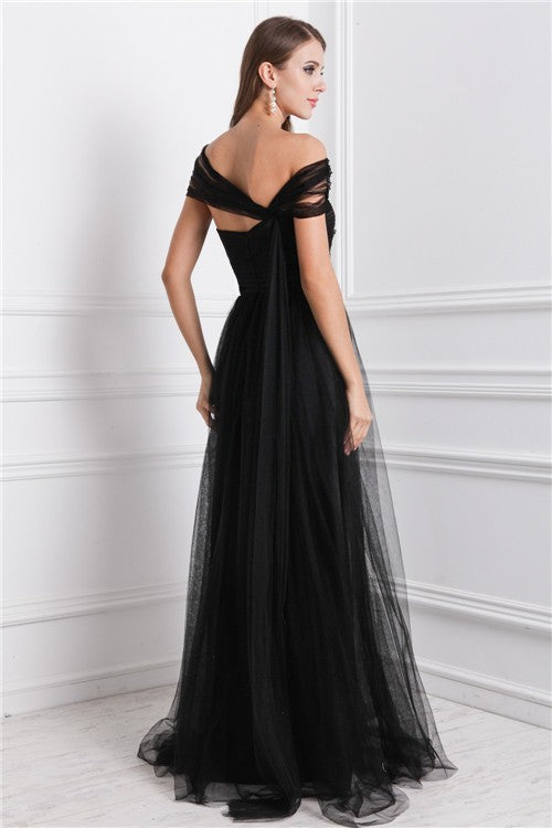 A-Line Sleeveless Ruffled Tea-Length Dress - Chloe Dress