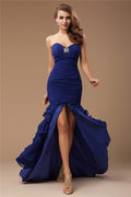 Mermaid Sweetheart Chiffon Sleeveless Ruffled Dress - Chloe Dress