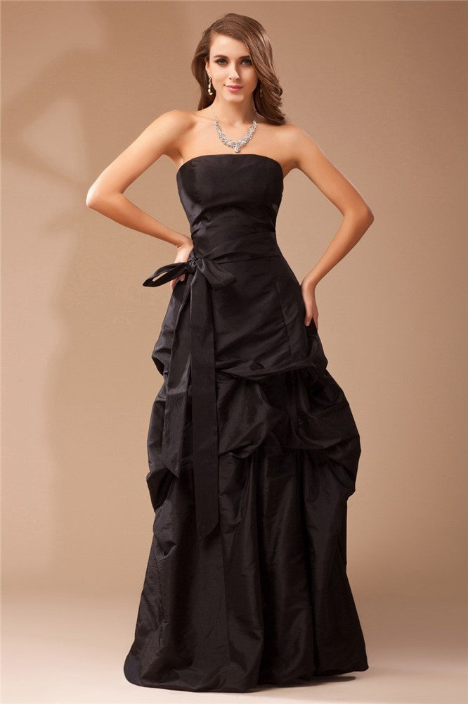 A-Line Strapless Sleeveless Ruffled Dress - Chloe Dress