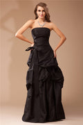 A-Line Strapless Sleeveless Ruffled Dress - Chloe Dress