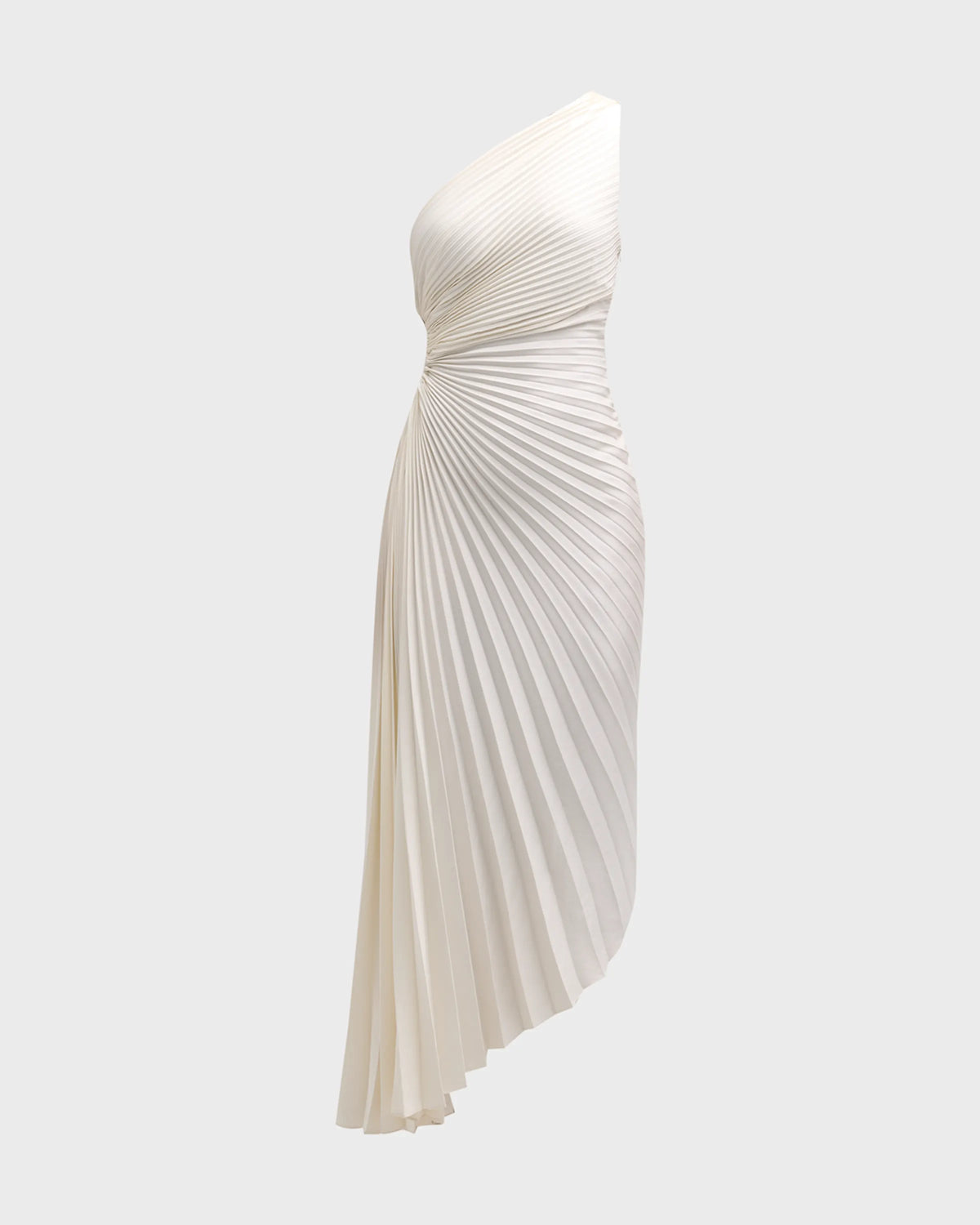 One-Shoulder Pleated Prom Dress - Chloe Dress