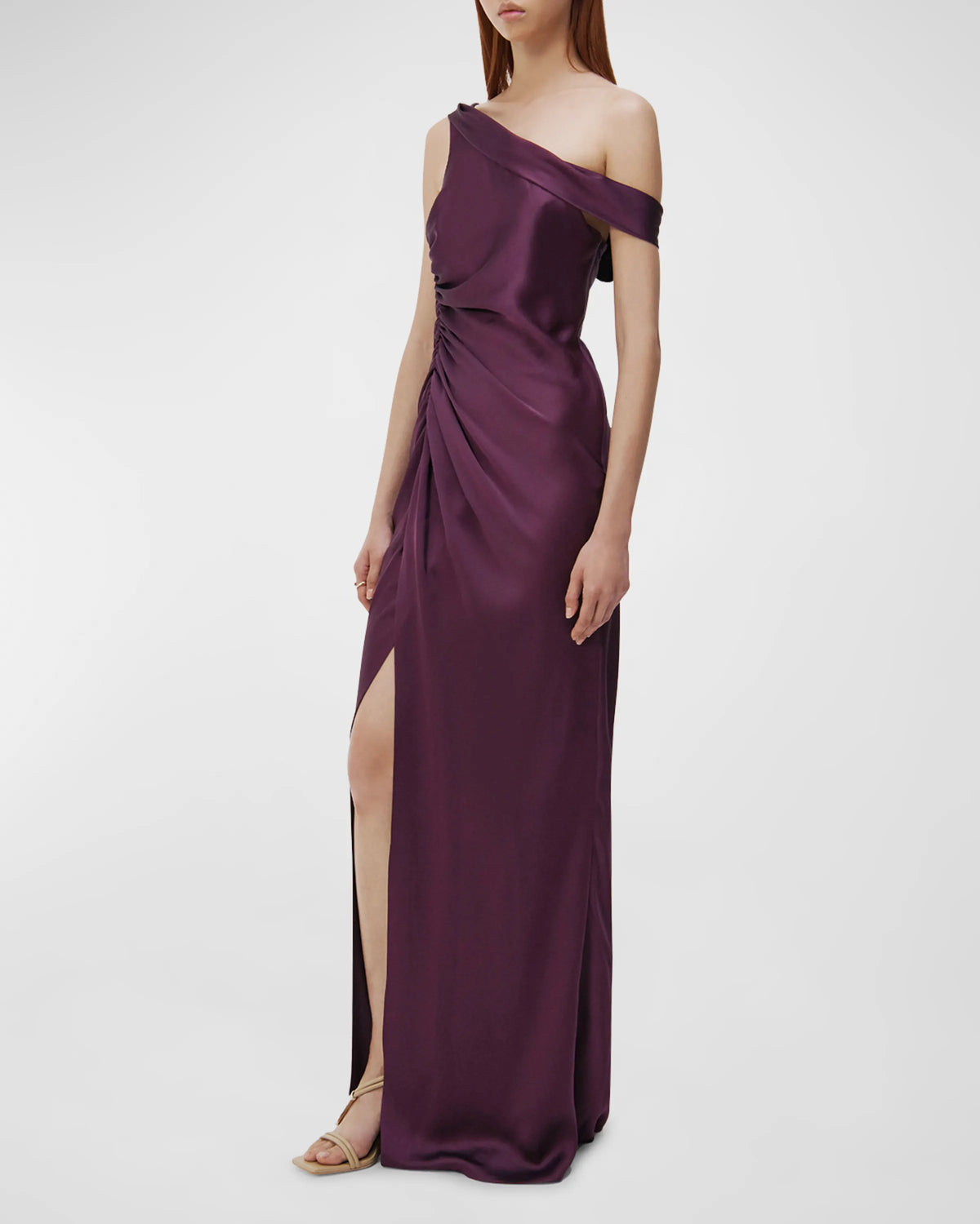 One-Shoulder Sleeveless Floor-Length Prom Dress - Chloe Dress