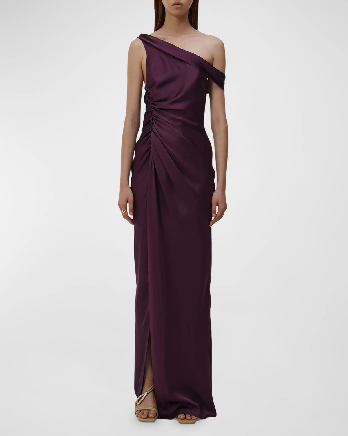 One-Shoulder Sleeveless Floor-Length Prom Dress - Chloe Dress