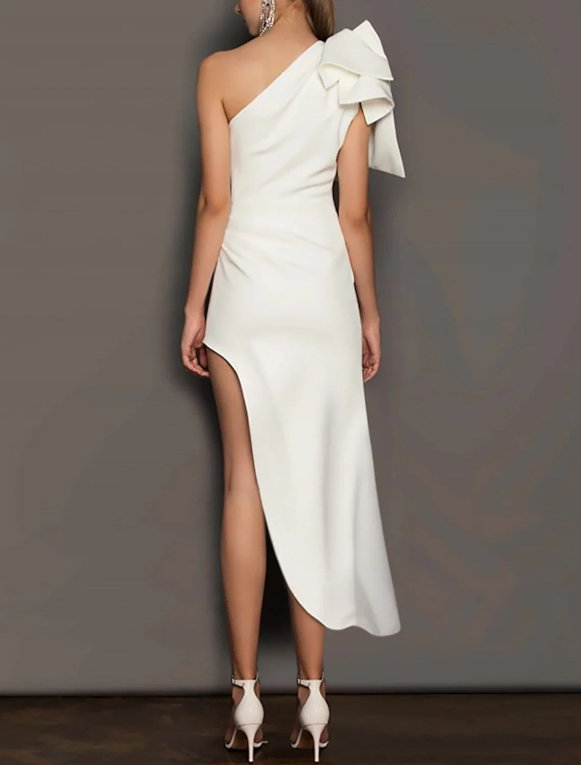 Sheath One-Shoulder Sleeveless Asymmetric Mini Cocktail Dress - Chloe Dress
