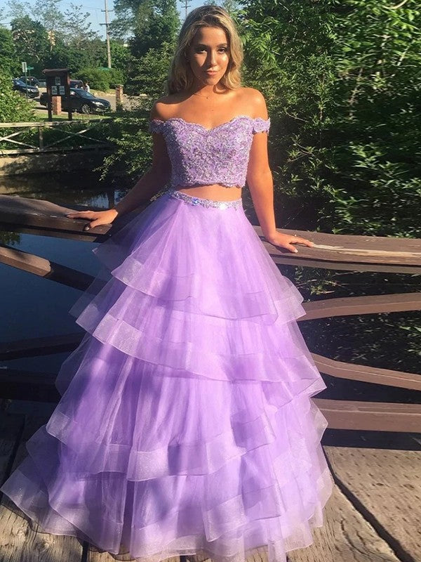 A-Line Tulle Sleeveless Floor-Length Dress - Chloe Dress