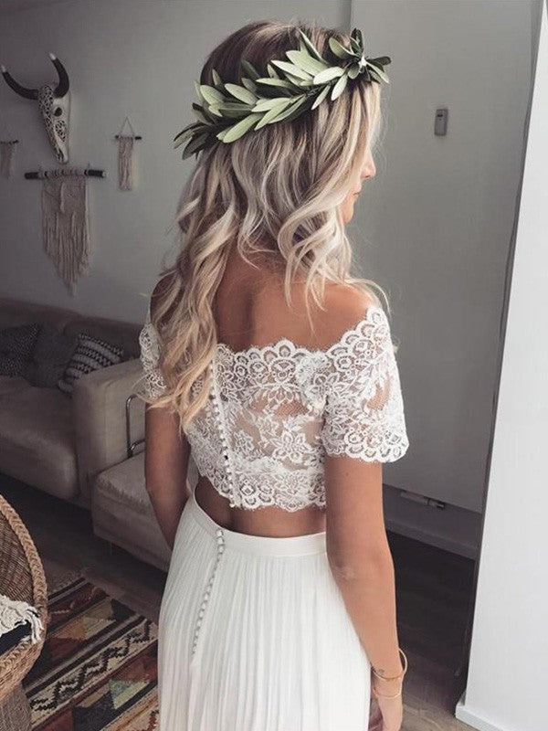 A-Line Tulle Floor-Length Wedding Dress - Chloe Dress