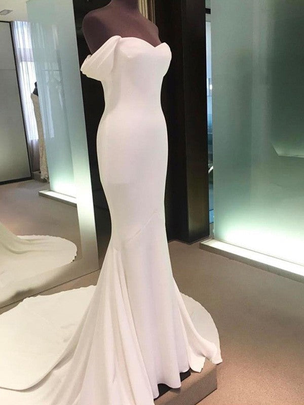 Short Sleeve Floor-Length Wedding Dress - Chloe Dress