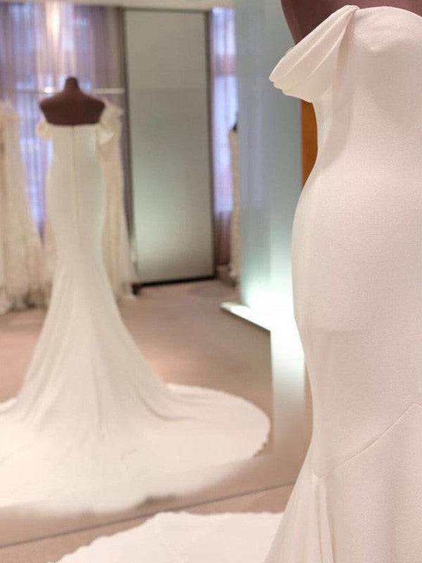 Short Sleeve Floor-Length Wedding Dress - Chloe Dress