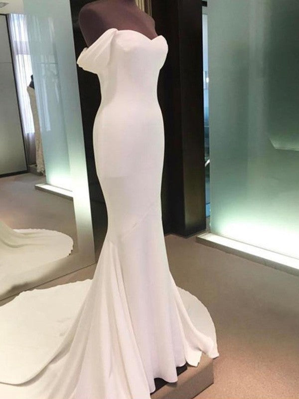 Short Sleeve Floor-Length Wedding Dress - Chloe Dress