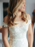 Mermaid Tulle Sleeveless Train Wedding Dress - Chloe Dress
