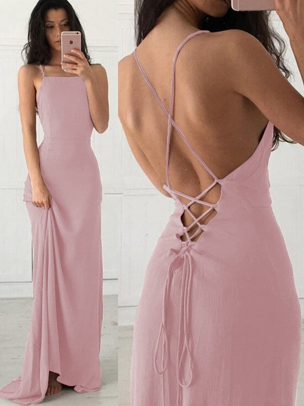 Sheath Chiffon Sleeveless Ruffled Dress - Chloe Dress