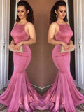 Mermaid Satin Sleeveless Ruffled Dress - Chloe Dress