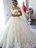 Ball Gown Tulle Sleeveless Train Wedding Gown - Chloe Dress