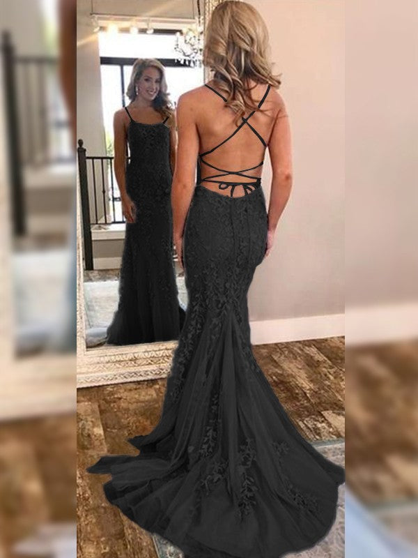 Mermaid Tulle Sleeveless Train Dress - Chloe Dress
