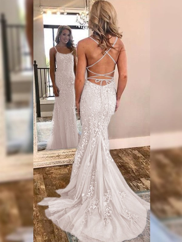 Mermaid Tulle Sleeveless Train Dress - Chloe Dress