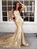 Mermaid Sequin Sleeveless Ruffled Dress - Chloe Dress