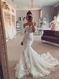 Mermaid Tulle Sleeveless Train Wedding Dress - Chloe Dress