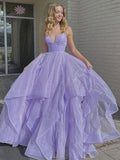 A-Line V-Neck Sleeveless Ruffled Dress - Chloe Dress