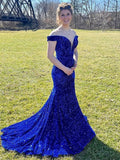 Sheath Sequin Sleeveless Train Dress - Chloe Dress