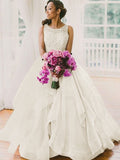 Ball Gown Tulle Sleeveless Train Wedding Gown - Chloe Dress