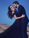 Ball Gown Tulle Sleeveless Train Gown - Chloe Dress