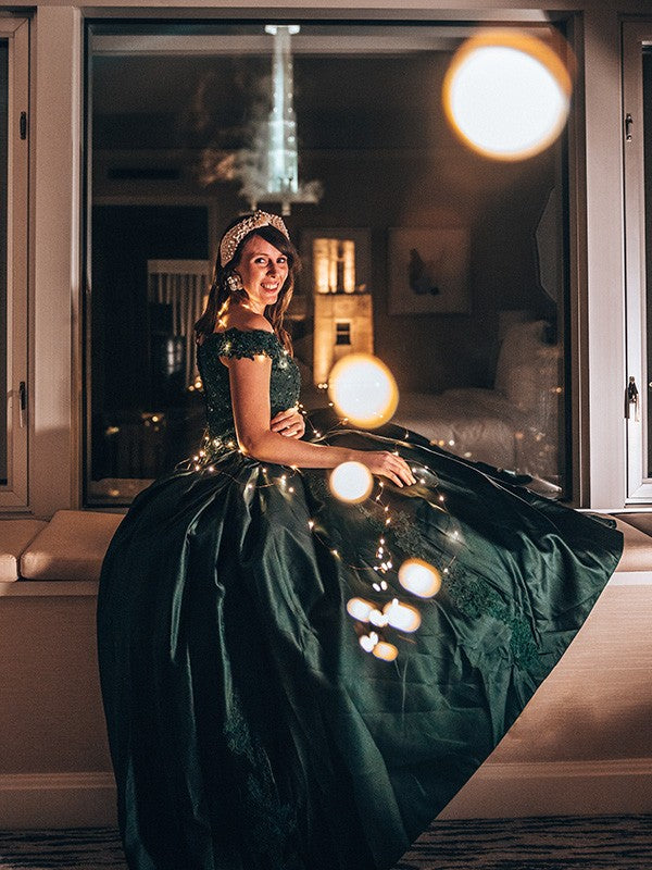 Ball Gown Satin Sleeveless Floor-Length Gown - Chloe Dress