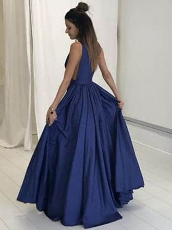 A-Line V-Neck Sleeveless Floor-Length Dress - Chloe Dress