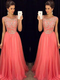 A-Line Chiffon Sleeveless Floor-Length Dress - Chloe Dress