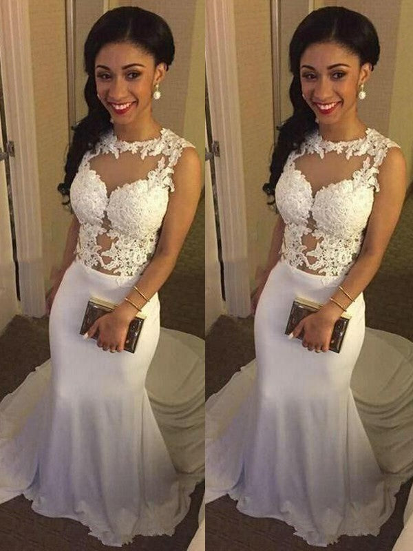 Mermaid Sleeveless Train Wedding Dress - Chloe Dress