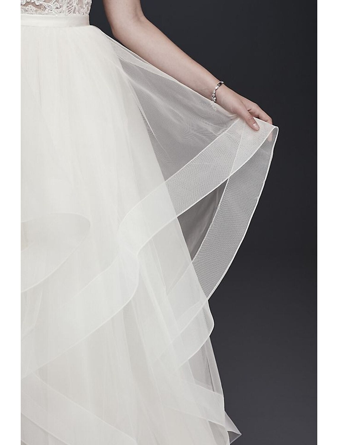 A-Line Satin Train Wedding Gown - Chloe Dress