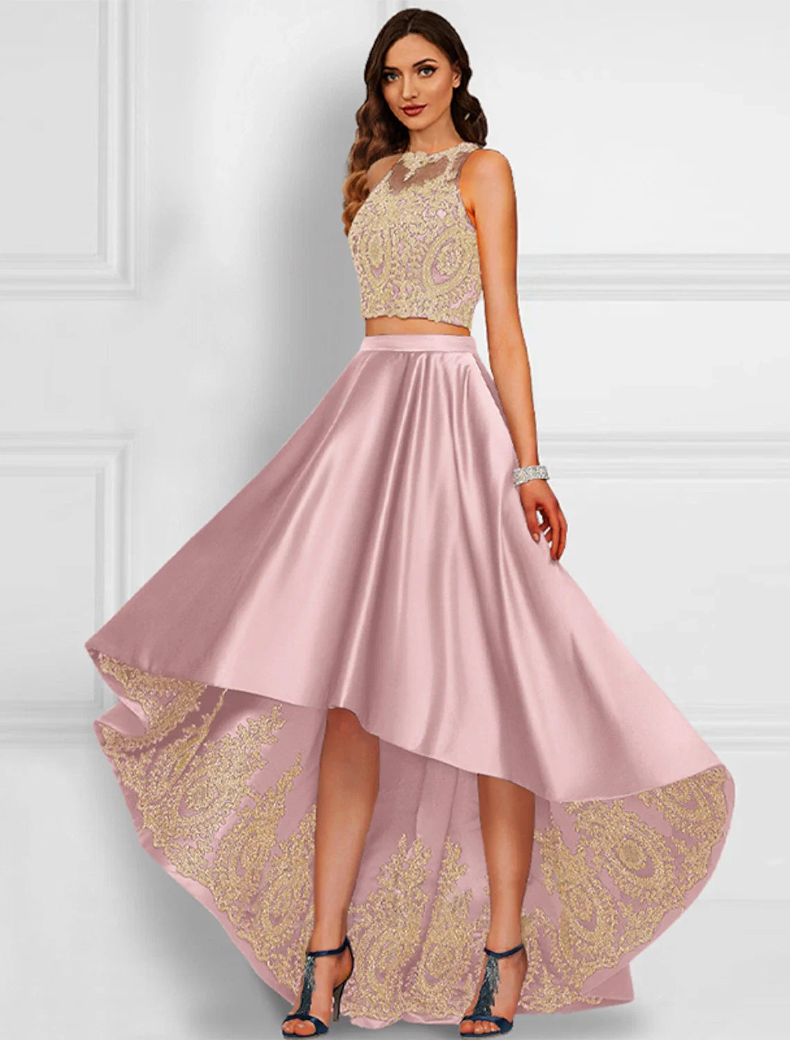 Sleeveless Asymmetric Prom Dress - Chloe Dress