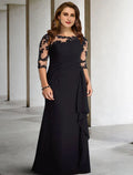 A-Line Chiffon Pleated Floor-Length Wedding Dress - Chloe Dress