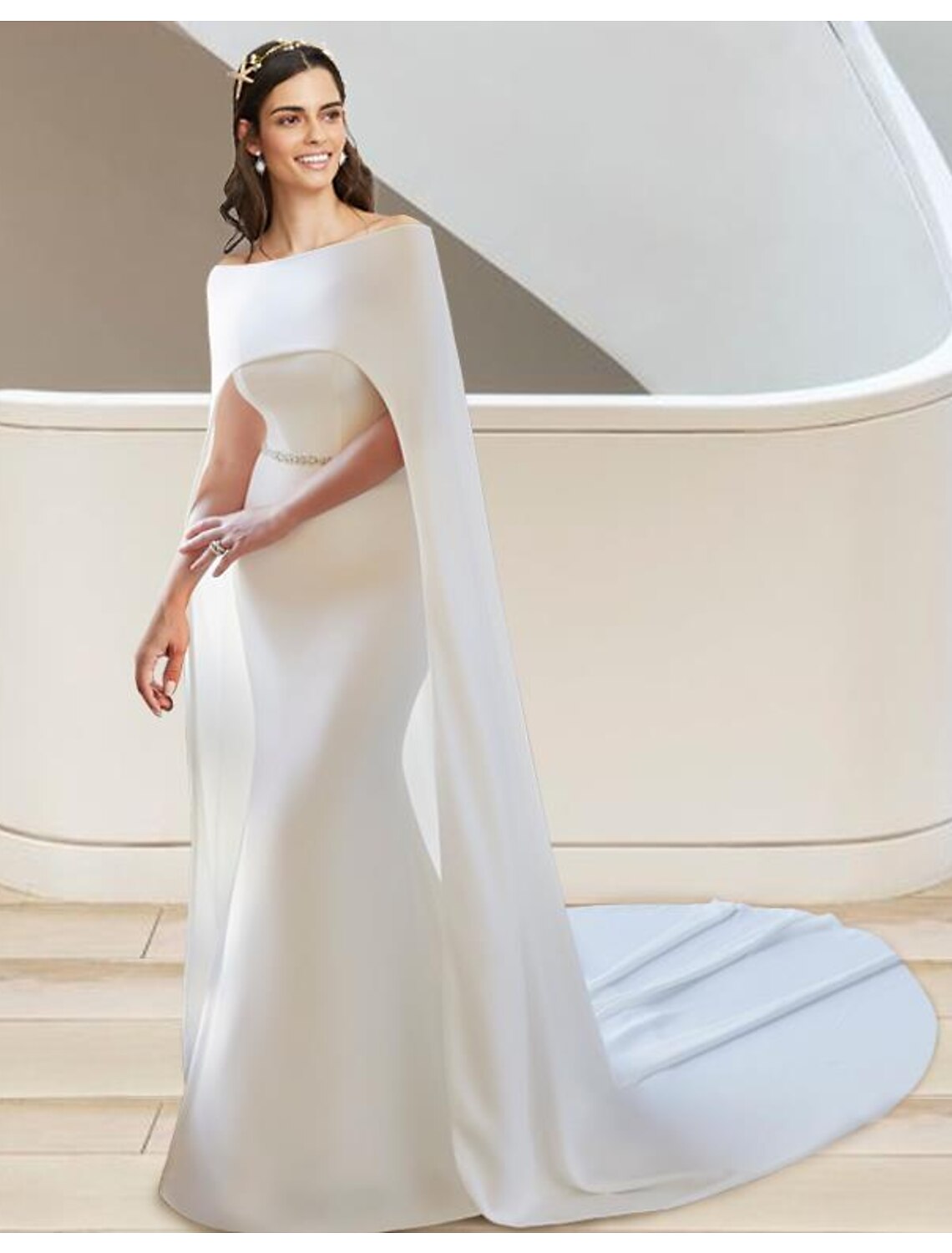 Sweetheart Train Wedding Gown - Chloe Dress