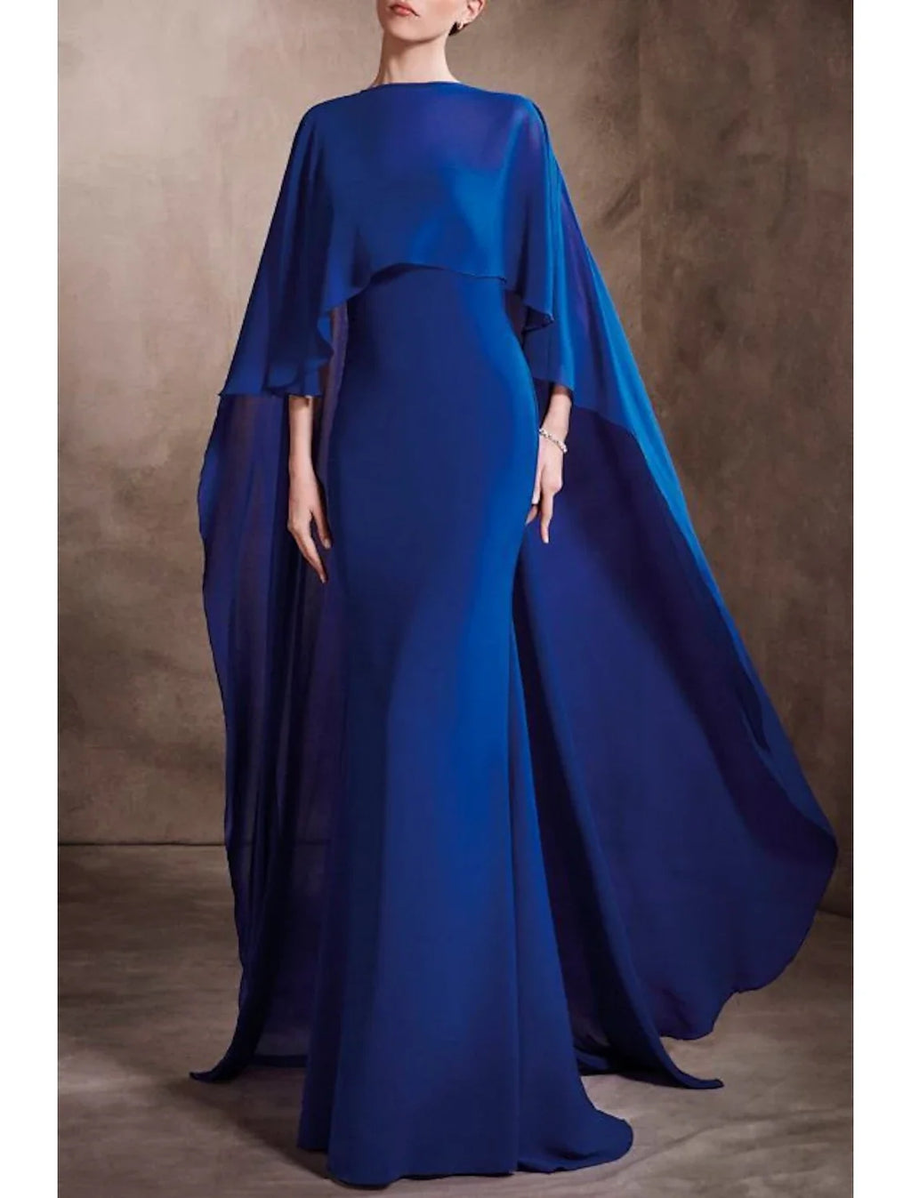 Mermaid Chiffon Sleeveless Floor-Length Evening Gown - Chloe Dress