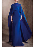Mermaid Chiffon Sleeveless Floor-Length Evening Gown - Chloe Dress