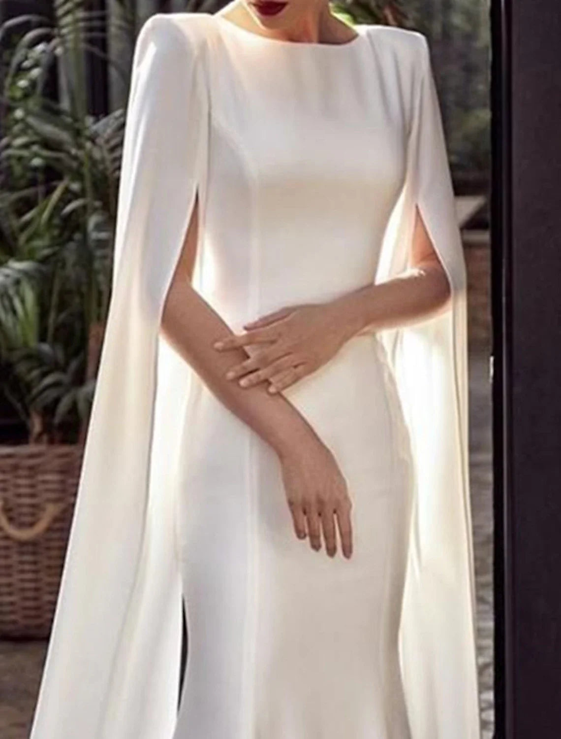 Mermaid Chiffon Sleeveless Train Floor-Length Evening Gown - Chloe Dress