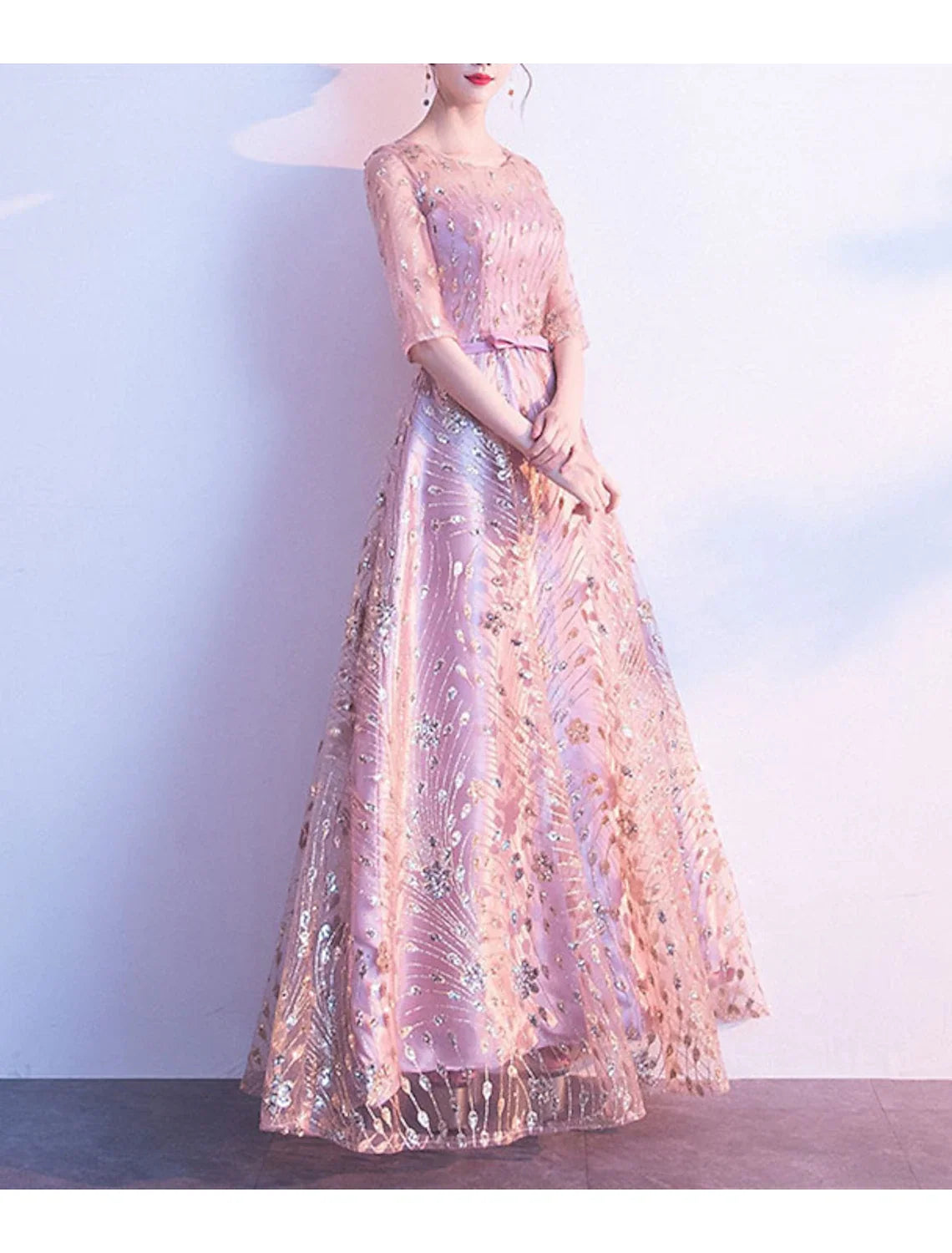 A-Line Tulle Floor-Length Wedding Dress - Chloe Dress