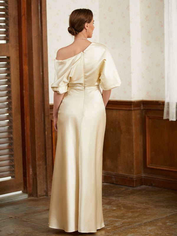 Sheath Short Sleeve Floor-Length Dress - Chloe Dress