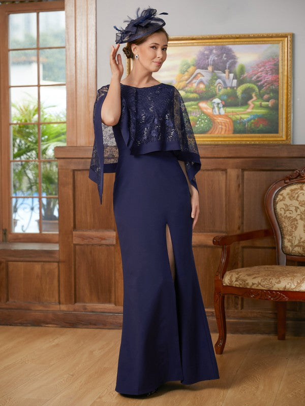 Sheath Crepe Sleeveless Floor-Length Dress - Chloe Dress